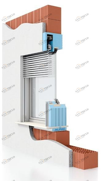 Alpac Моноблок для оконного проема с солнцезащитными системами Presystem sun-id-1476001