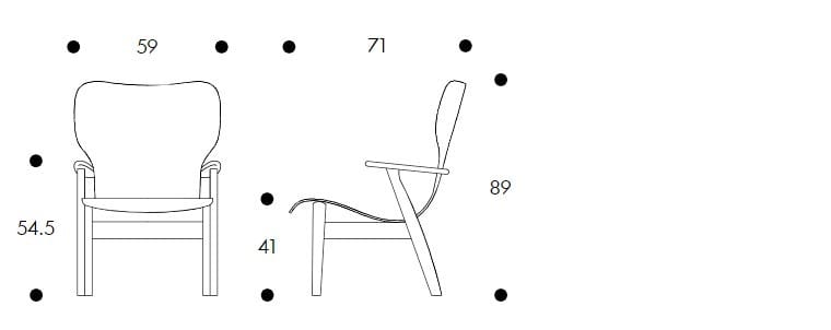 Деревянное кресло с подлокотниками Artek Domus ARCH-00055840 - Вид №12