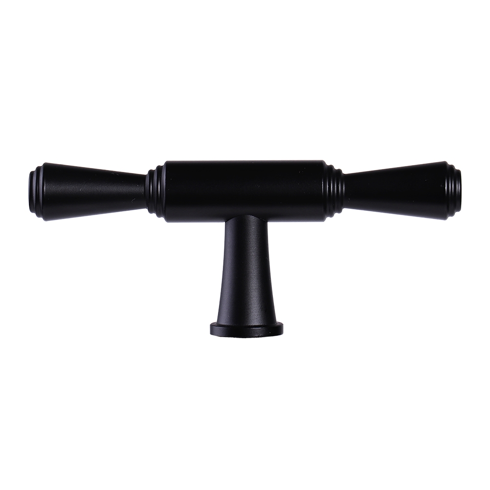 Мебельная ручка  Кноб, 81x32x14 мм, черный LJPS0185 Public Steel Россия  - Вид №4