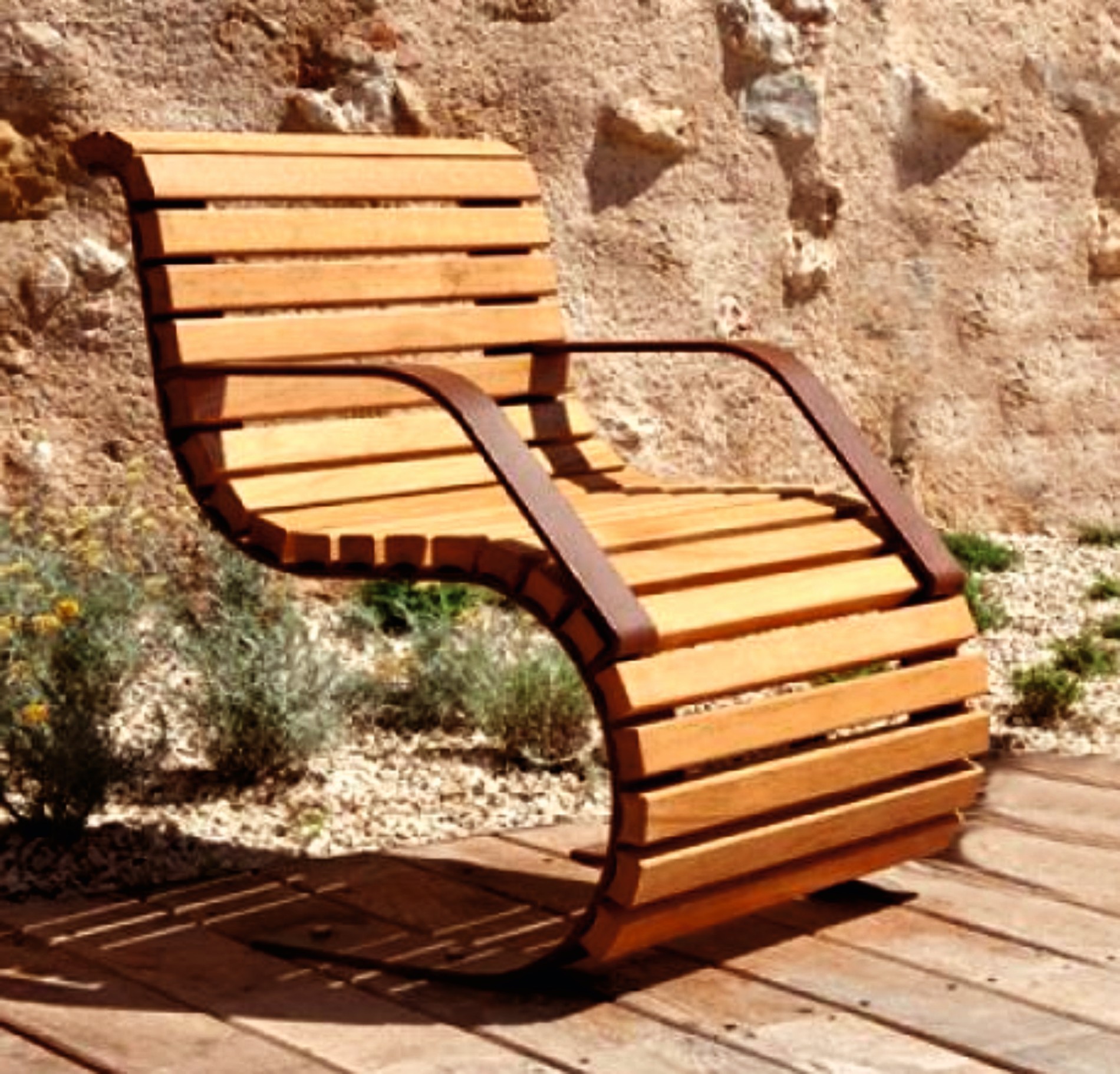 14163 АЛЬФА Soft, шезлонг уличный LAB.Space 