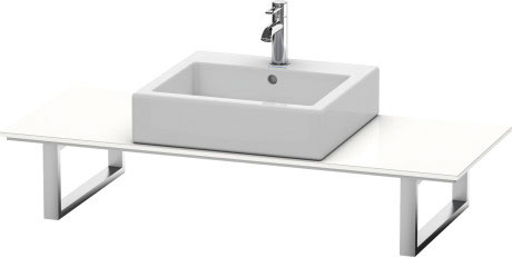 XL028C04949 X-Large Консоль для накладных раковин и встраиваемых умывальников Графит матовый, декор Duravit - Вид №2