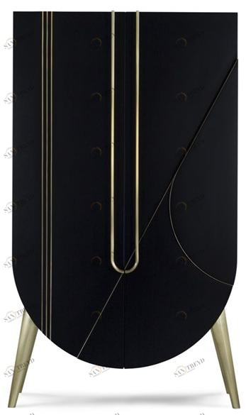 Greenapple Буфет из лакированного дерева со встроенной подсветкой Perfect raw G702229 