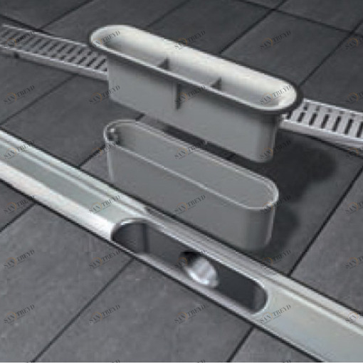 Сифон пластиковый для канала для душа H92 мм ACO ShowerDrain C-line NM5373