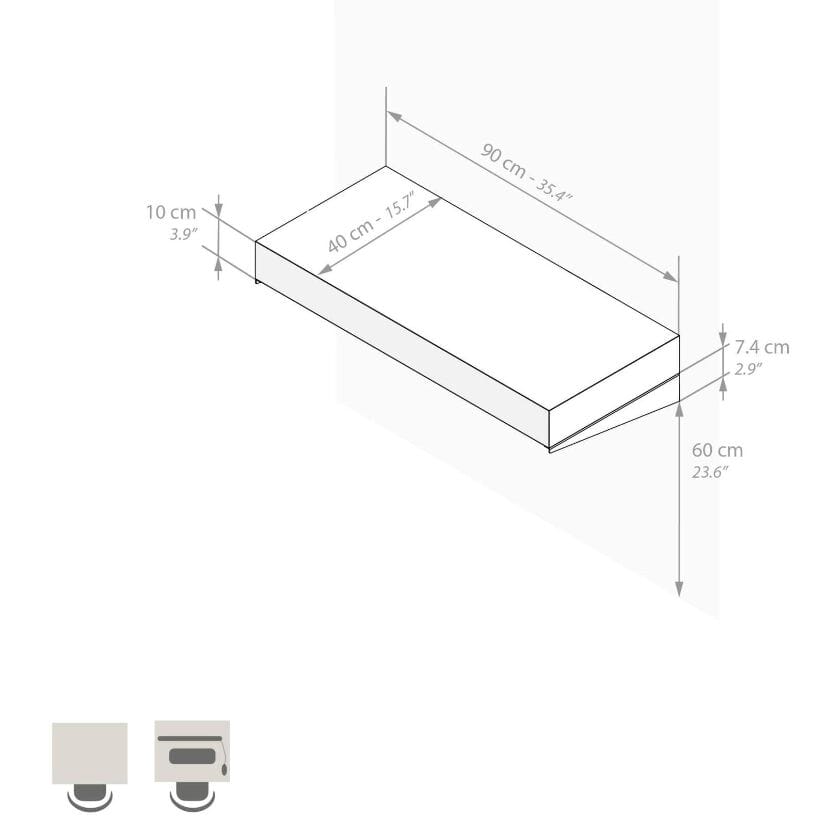 Подвесной стол в облагороженном Mobili Fiver Evolution ARCH-00060966 - Вид №15
