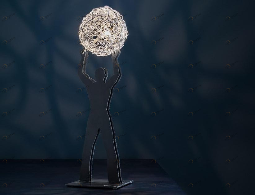 Catellani & Smith Светодиодная настольная лампа Fil de fer sun-id-1345858