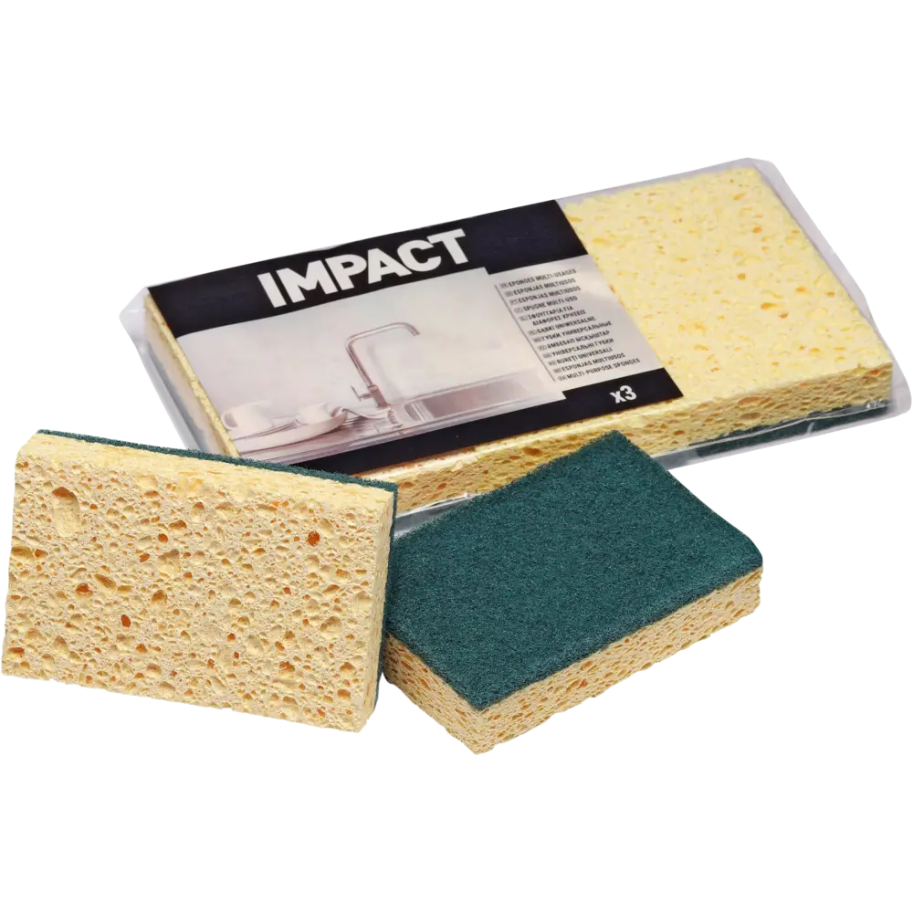 Губки для уборки IMPACT — эффективное очищение без царапин 81981285 STLM-0016495 - Вид №3
