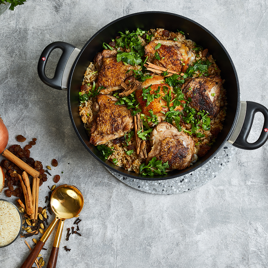 Сотейник индукционный Swiss Diamond со стеклянной крышкой, глубокий, две ручки, Ø28 см XD6928IC - Вид №2