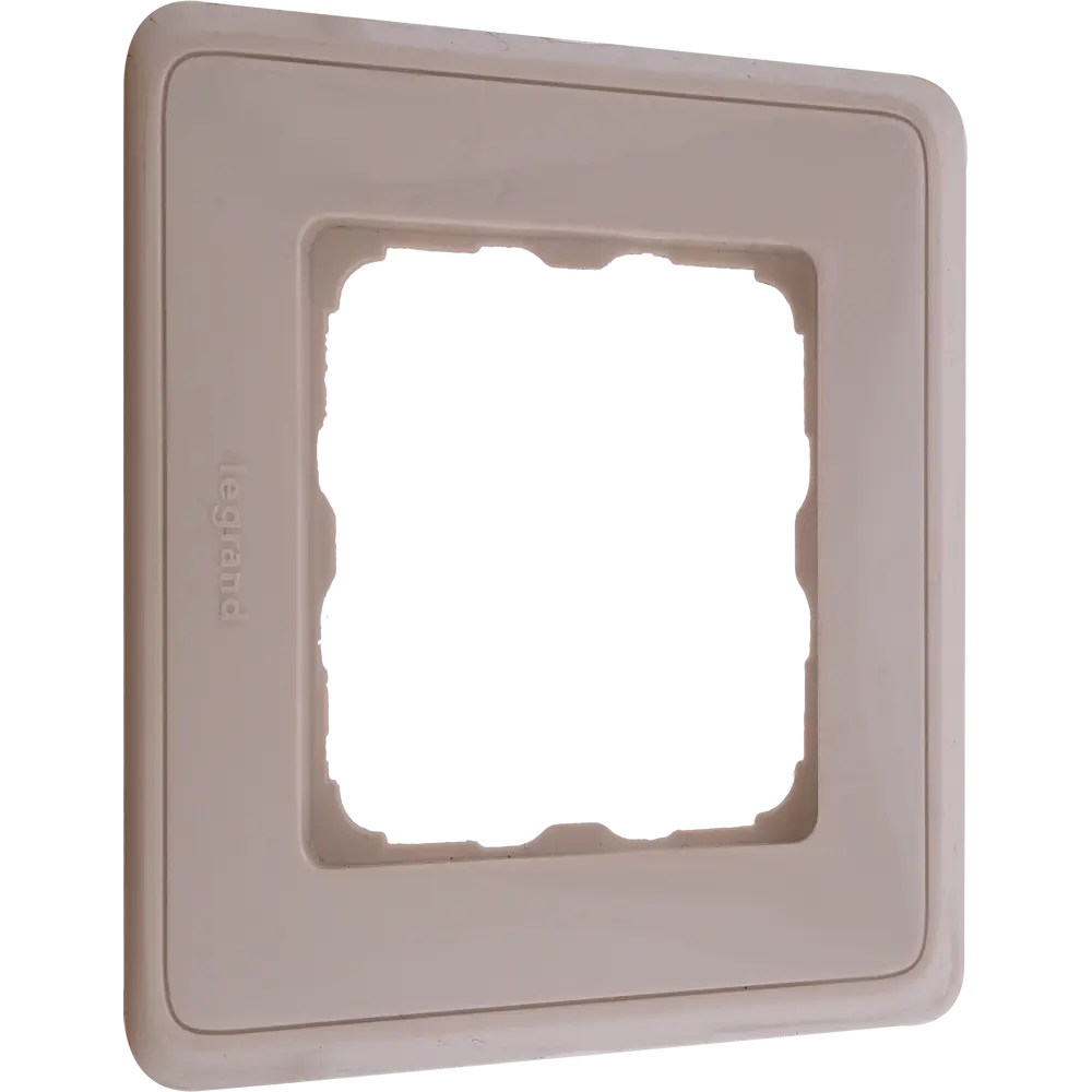 Рамка для розеток и выключателей Legrand Cariva 1 пост, цвет слоновая кость STLM-2070593 - Вид №2
