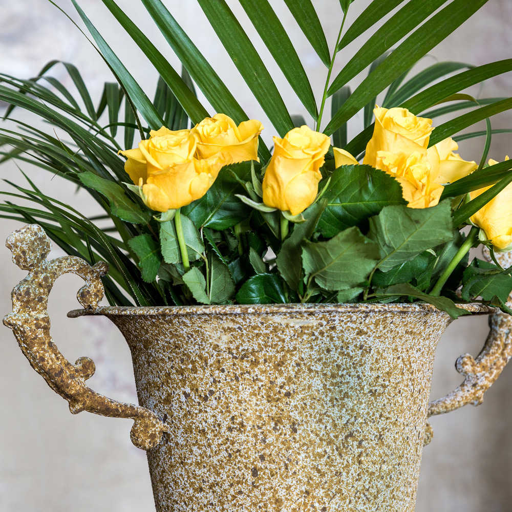 Ваза-кашпо золотистая «Агора» BYOBJECT - 096660 Золото Object Desire  - Вид №4