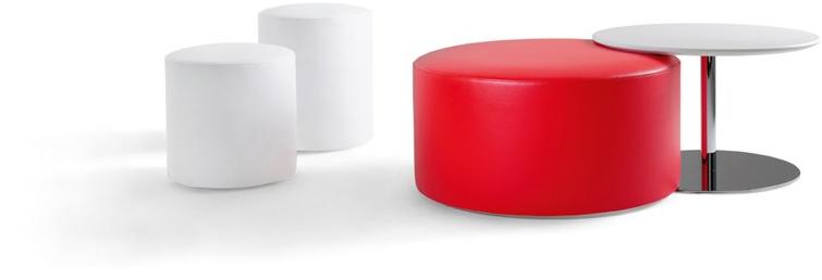 Kastel Круглый кожаный пуф sun-id-1442577 - Вид №3