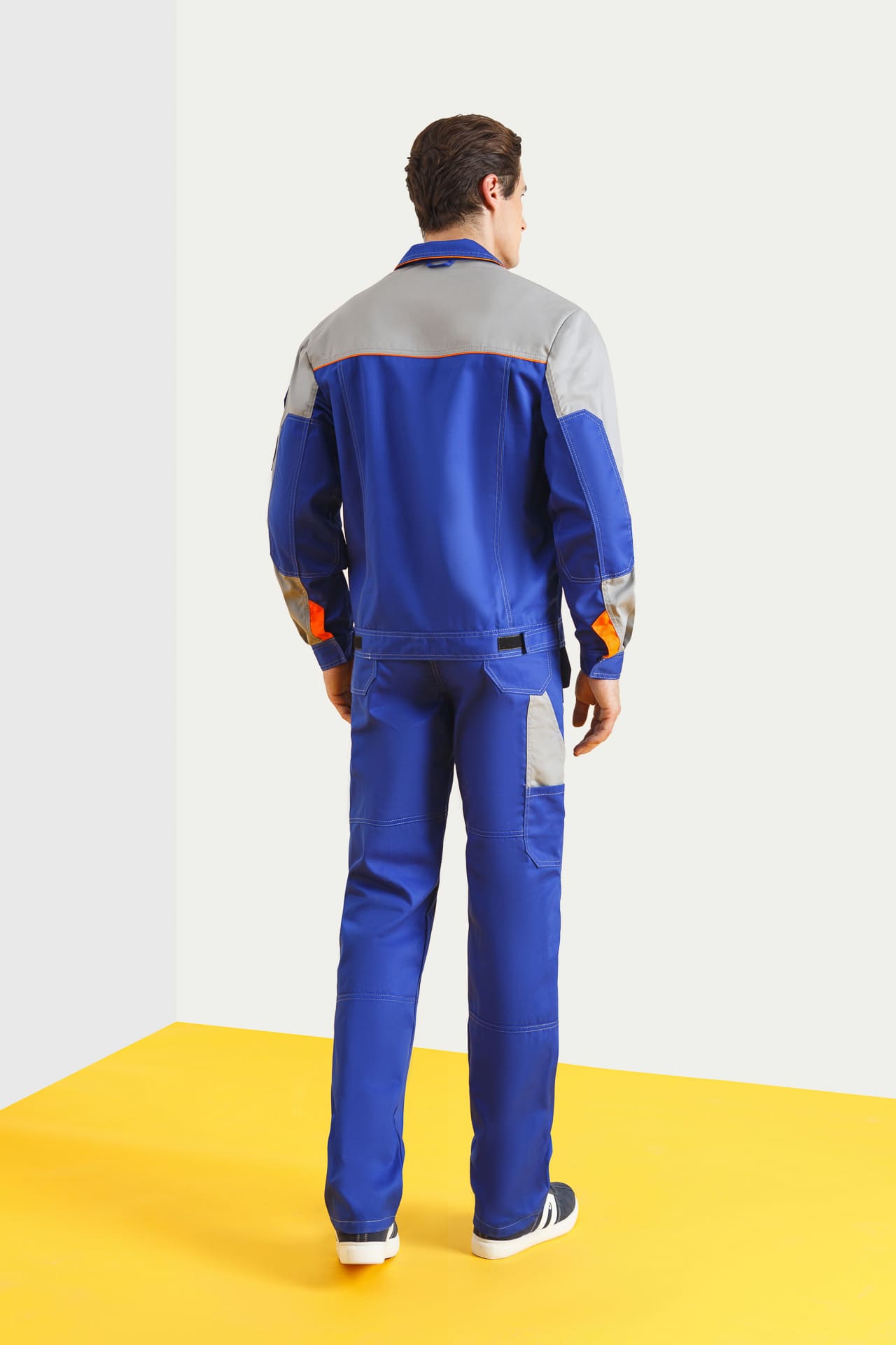 65253 Костюм "Профессионал-2" василек-светло-серый  Летняя спецодежда  размер 60-62/158-164  - Вид №9