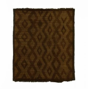 AFOLKI Прямоугольный коврик из дерева и кожи Tuareg St042tu