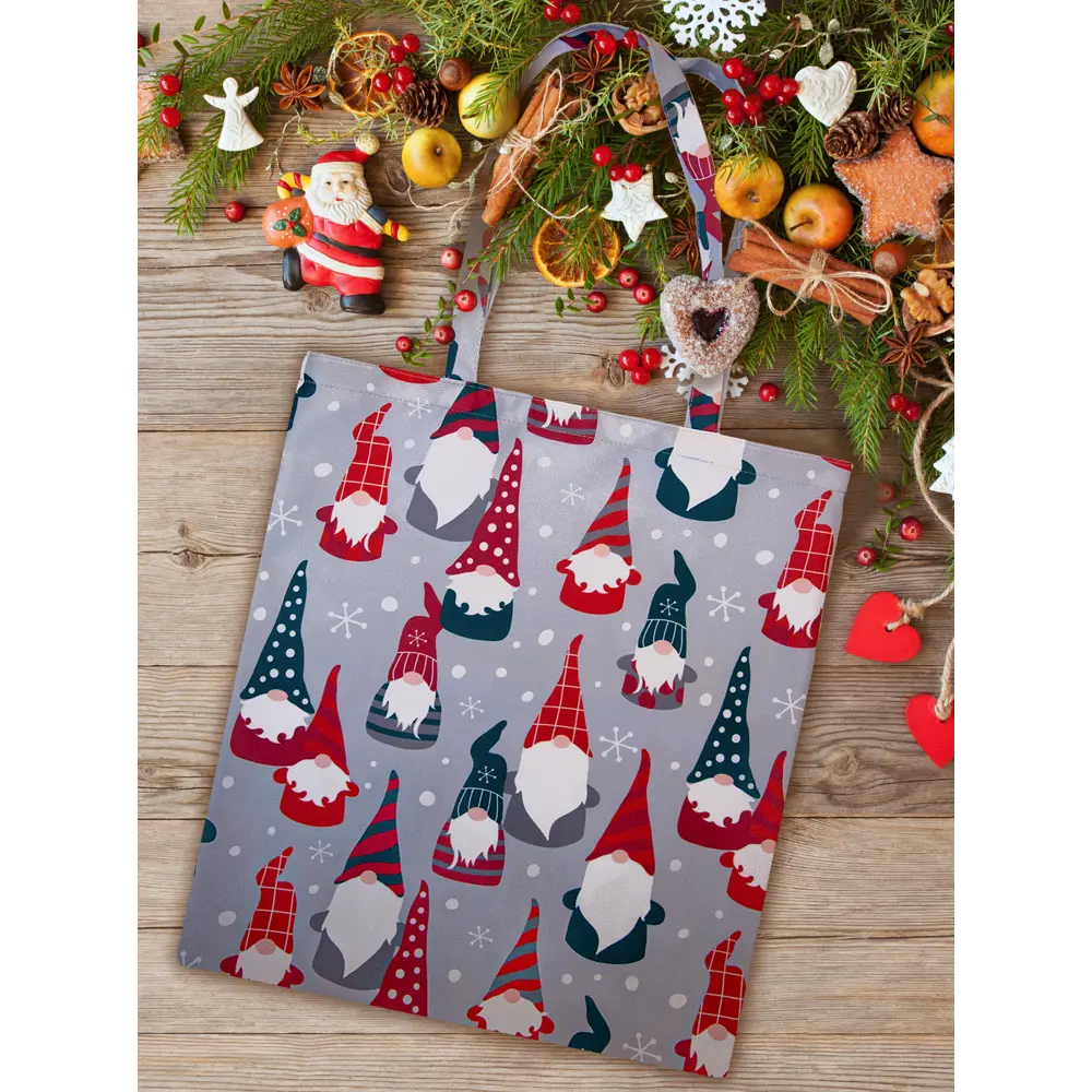 Сумка шоппер Гномы 40x45 см SEASONS STLM-2167561 - Вид №3
