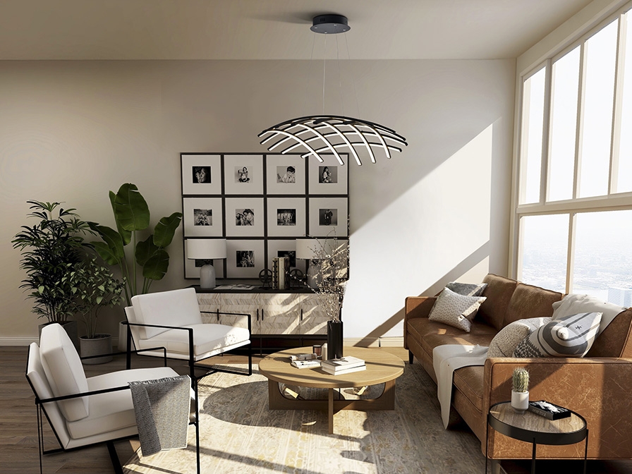 108965 Подвесной светильник 86Ø черный Schuller Trama - Вид №1