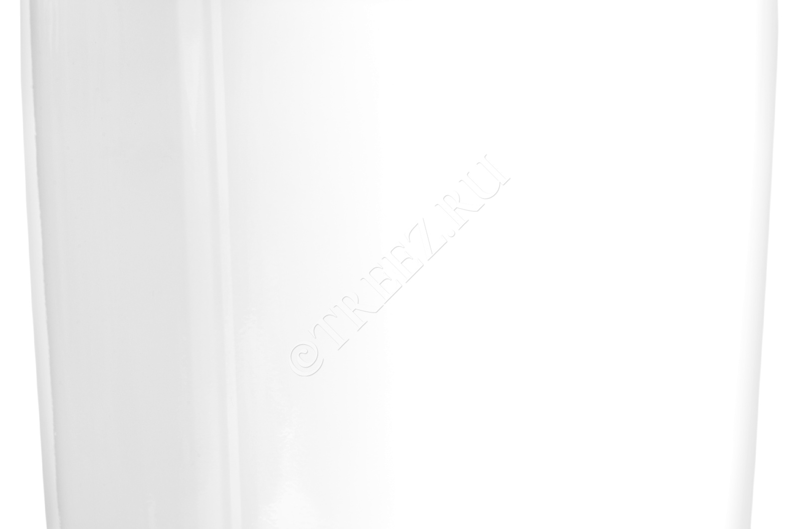 41.3321-05-067-WH-34 Кашпо  Effectory - серия Gloss - Низкая чаша - Белый глянцевый лак Цветочная коллекция  - Вид №1