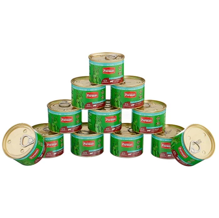 ПР0044935*12 Корм для котят Говядина паштет конс.190г (упаковка - 12 шт) ЧЕТВЕРОНОГИЙ ГУРМАН 