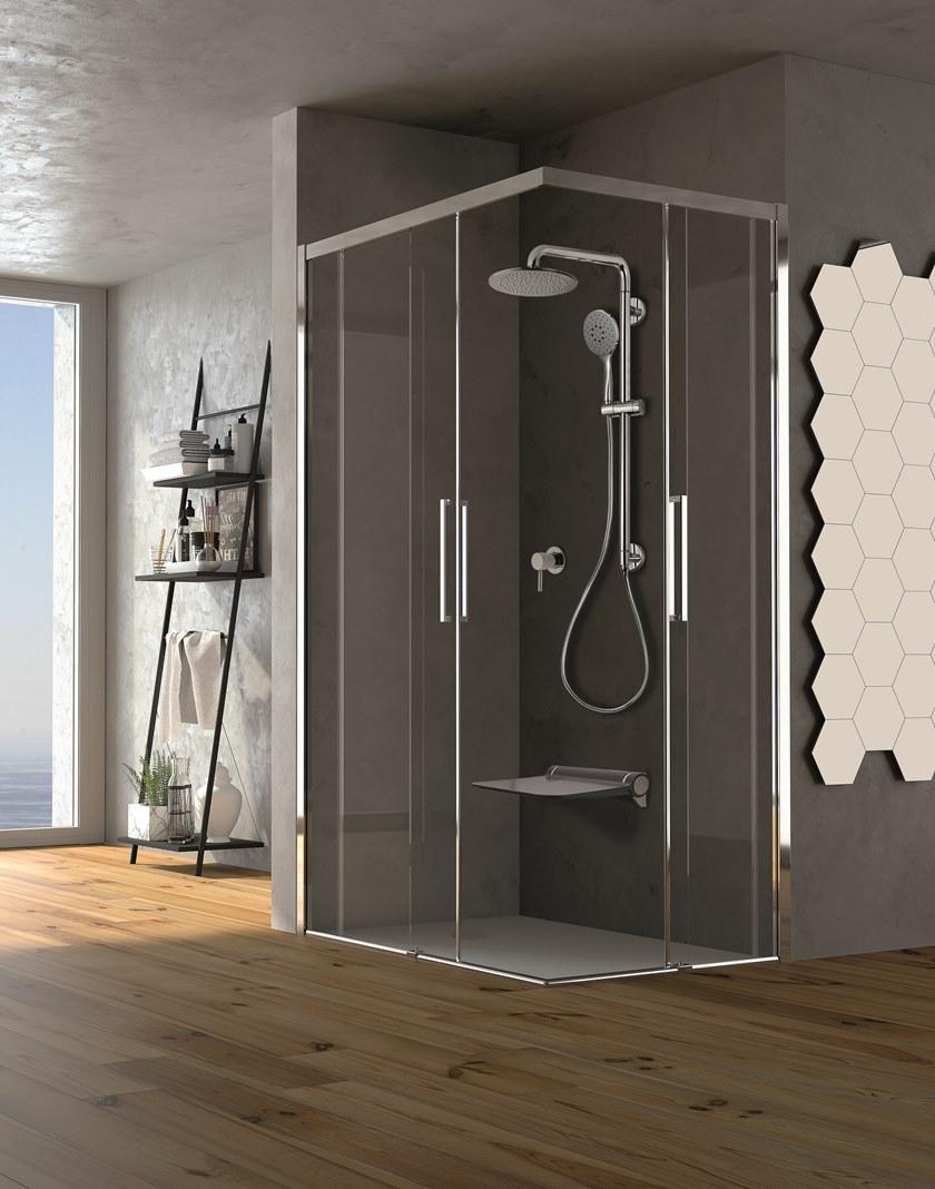 Ponte Giulio Душевая стойка из нержавеющей стали Solo H51gjs03/n2 - Вид №2