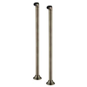 LM8565B Комплект колонн 2 шт. для установки смесителя на пол ванны, бронза LEMARK