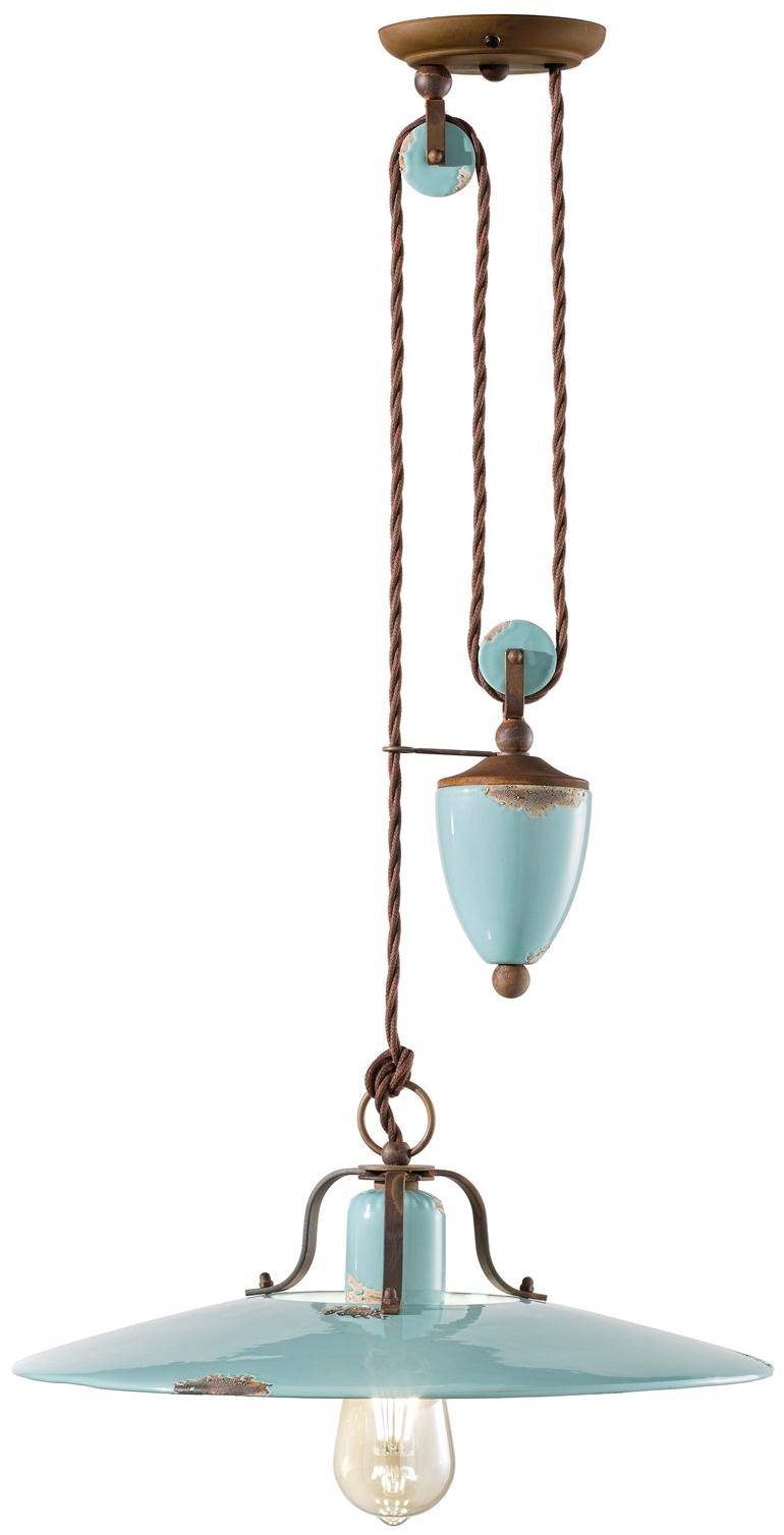 FERROLUCE Регулируемый керамический подвесной светильник Country C1446 - Вид №1