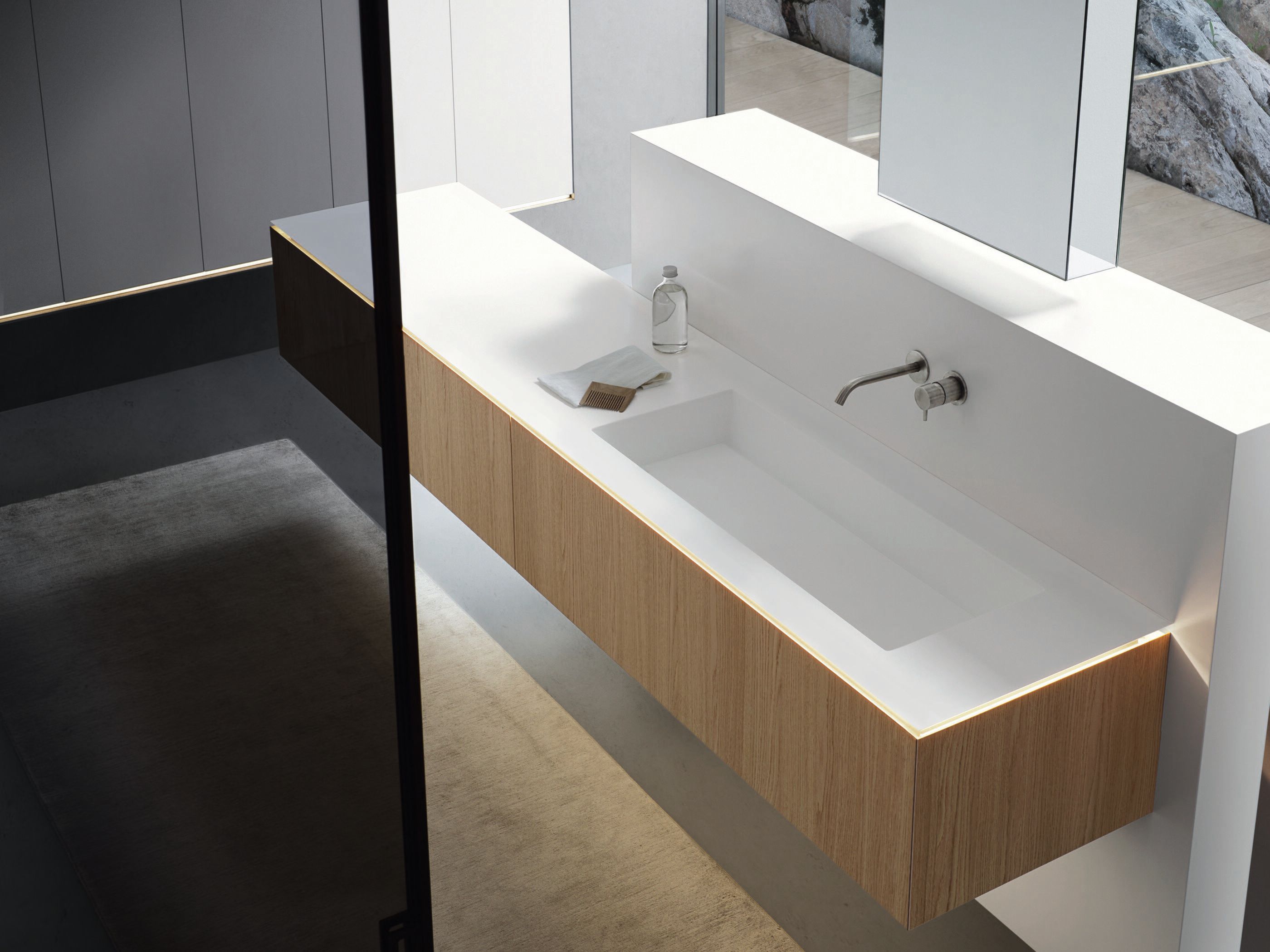 Полная мебель для ванной комнаты Noorth чистый ARCH-00070865 - Вид №3