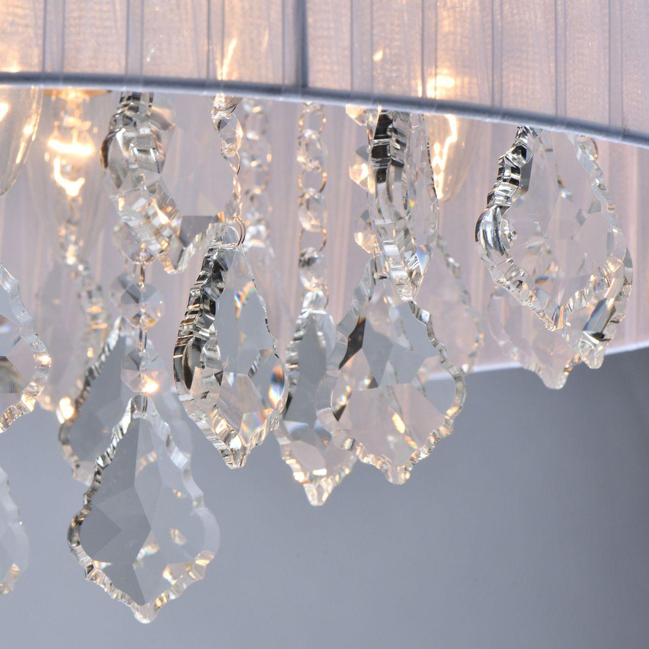 Потолочная люстра MW-Light Жаклин 465016006 MW-LIGHT ДИЗАЙНЕРСКИЕ, ЖАКЛИН 328388 Белый  - Вид №2