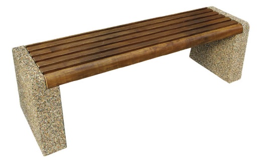 11559 ЕВРО 5, скамья из бетона LAB.Space  - Вид №1