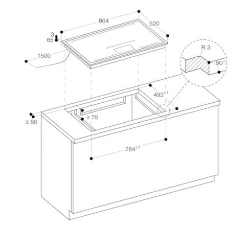 Индукционная плита GAGGENAU серия 400 ARCH-00114616 - Вид №8