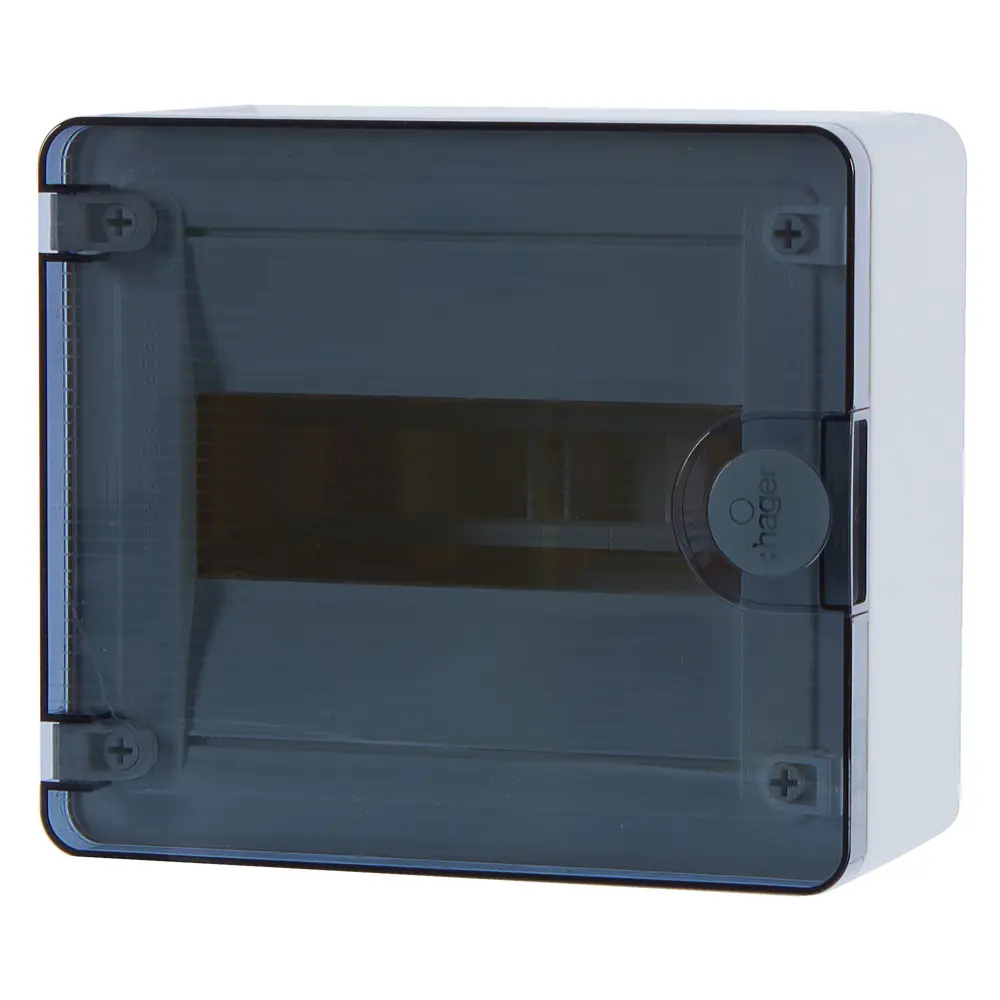 Щит распределительный навесной Hager Golf VS108TD 8 модулей IP40 пластик STLM-2148356