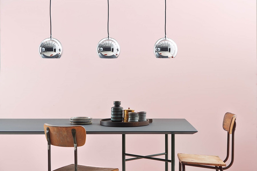 13605505001/100323 Люстра ball, 3 плафона, 100х169 см, хром в глянце Frandsen  - Вид №1