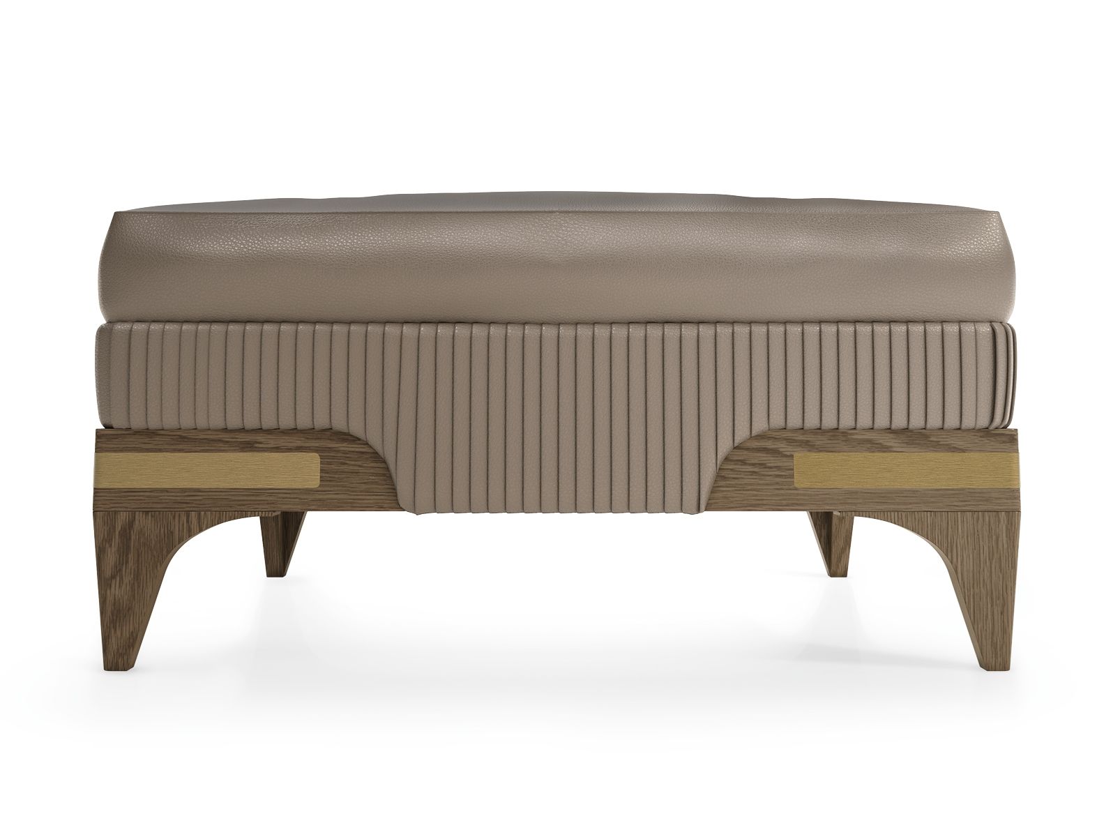 Кожаный квадратный пуф A.R. Arredamenti ARCH-00124262