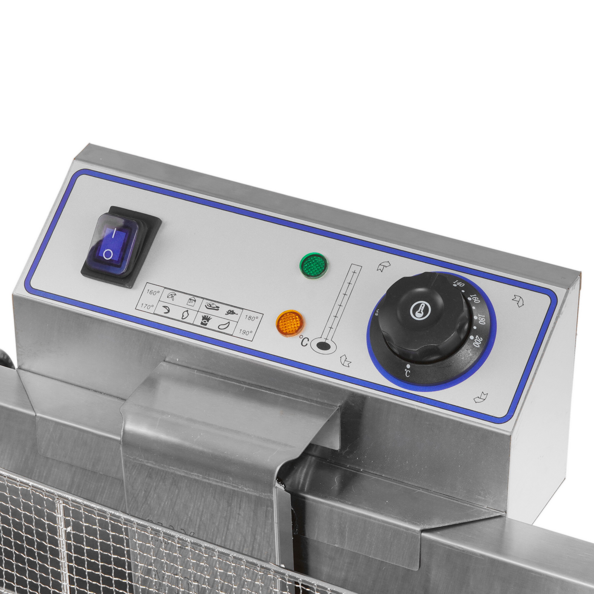 9126321 Фритюрница Viatto EF-16L-TS серебристый STDN-0017199 - Вид №4