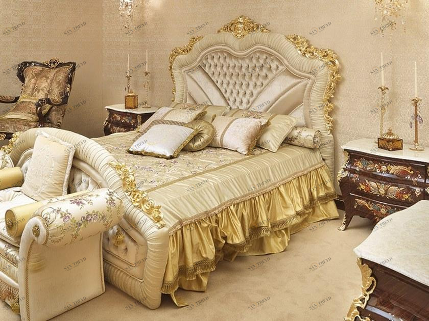 Modenese Gastone Двуспальная кровать с мягким изголовьем Deluxe sun-id-1409282