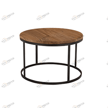 Журнальный столик круглый 57 см Mr. Brown от Eichholtz EICHHOLTZ EICHHOLTZ 062917 Коричневый 