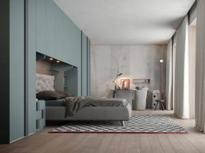 Деревянная спальня