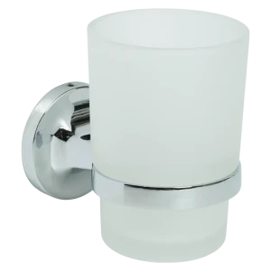 VIDAGE Ангарка — подвесной стакан для щеток из стекла хром 89384606