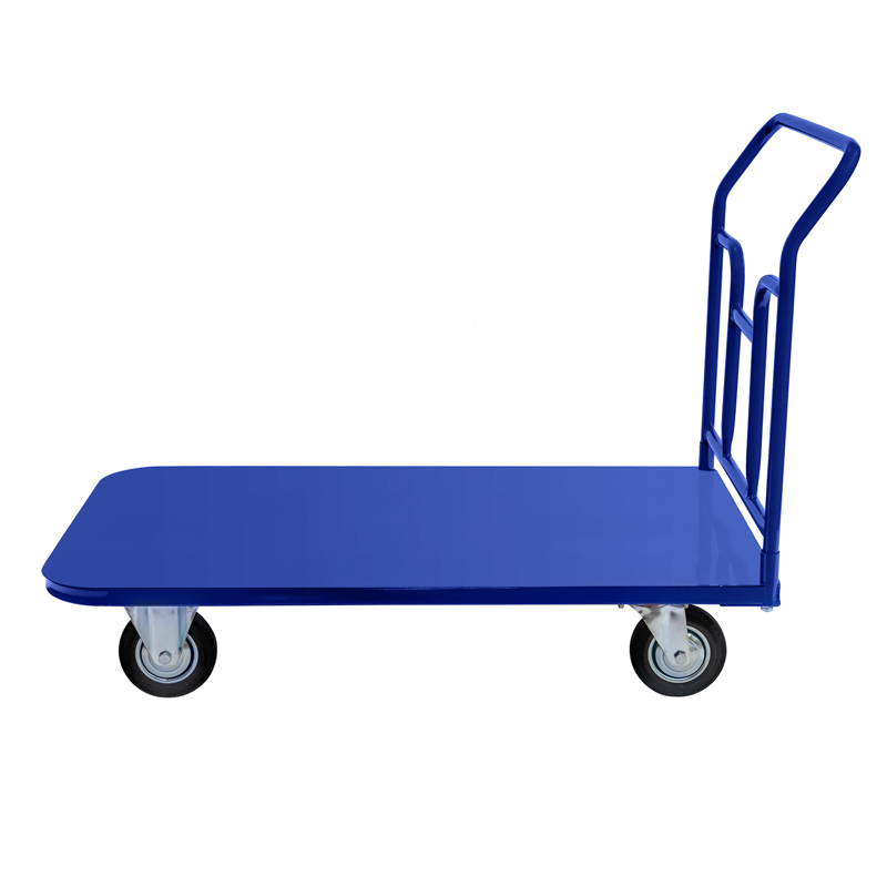 Тележка платформенная ТПТ (г/п 300 кг, 1200x600 мм, колеса черная резина 125 мм) Верстакофф 65-88756 - Вид №2