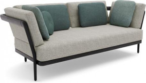 MNST1193 2-мест. teak nero pca черный Manutti Flex