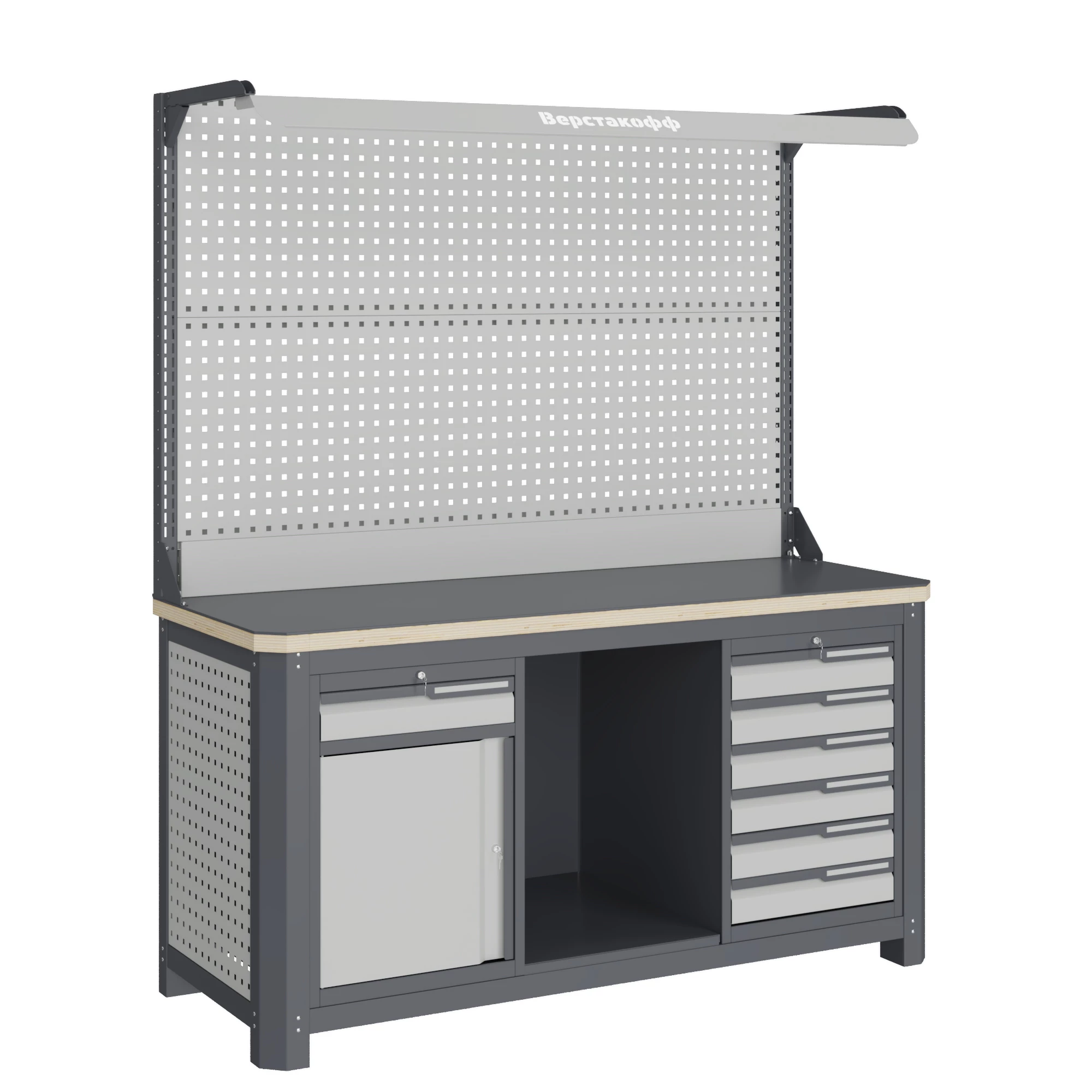 Верстак слесарный MCN 1552.S68.1-2F Верстакофф 111258