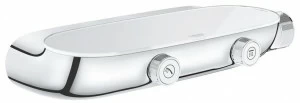 Внешняя часть термостатического смесителя для душа GROHE Grohtherm SmartControl, хром (34714000)