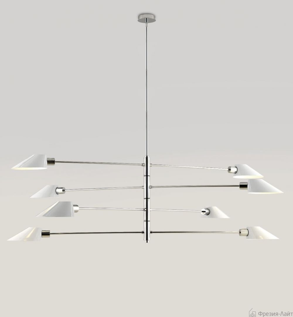 Aromas Cohen C1122/8 white люстра потолочная 107102