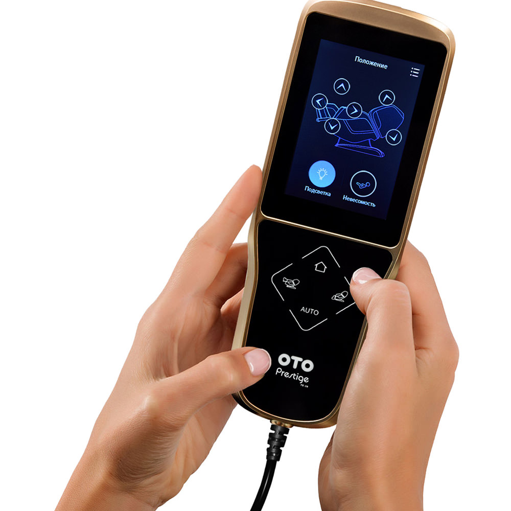 PE09GG Массажное кресло OTO PRESTIGE PE-09 GALAXY GREY LIMITED EDITION (серое) ОТО  - Вид №5