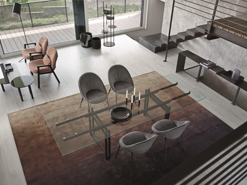 Calligaris Кресло из ткани с подлокотниками  Cs/3406  - Вид №3