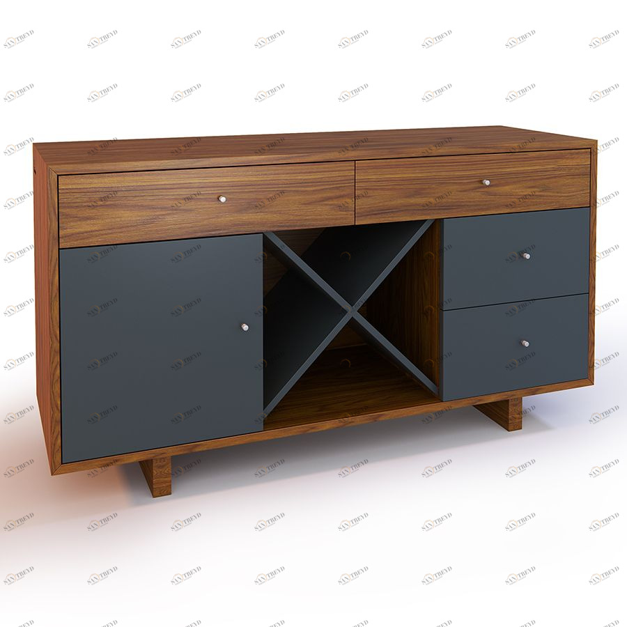 Комод Rhein XL, дуб BraginDesign BR0132БД