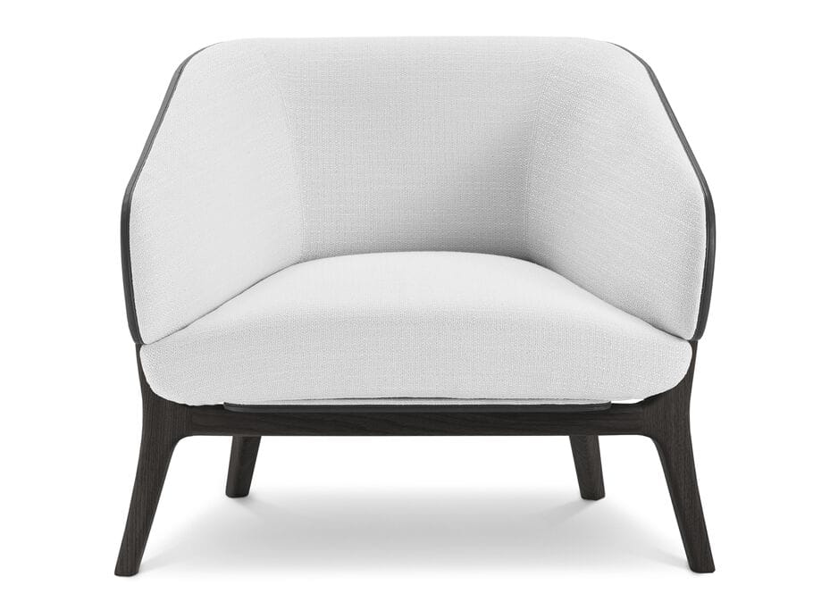 Кресло с подлокотниками из ткани и кожи i 4 Mariani Savile Row ARCH-00075627 - Вид №4