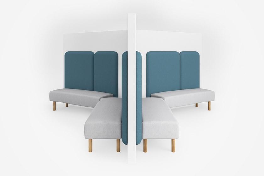 SOFTREND Шумопоглощающая модульная офисная перегородка из ткани August sun-id-1370425 - Вид №2