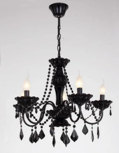 Люстра дизайнерская Harry черная 1571-5P SUPERNW ДИЗАЙНЕРСКИЕ, PANTERA 056242 Черный