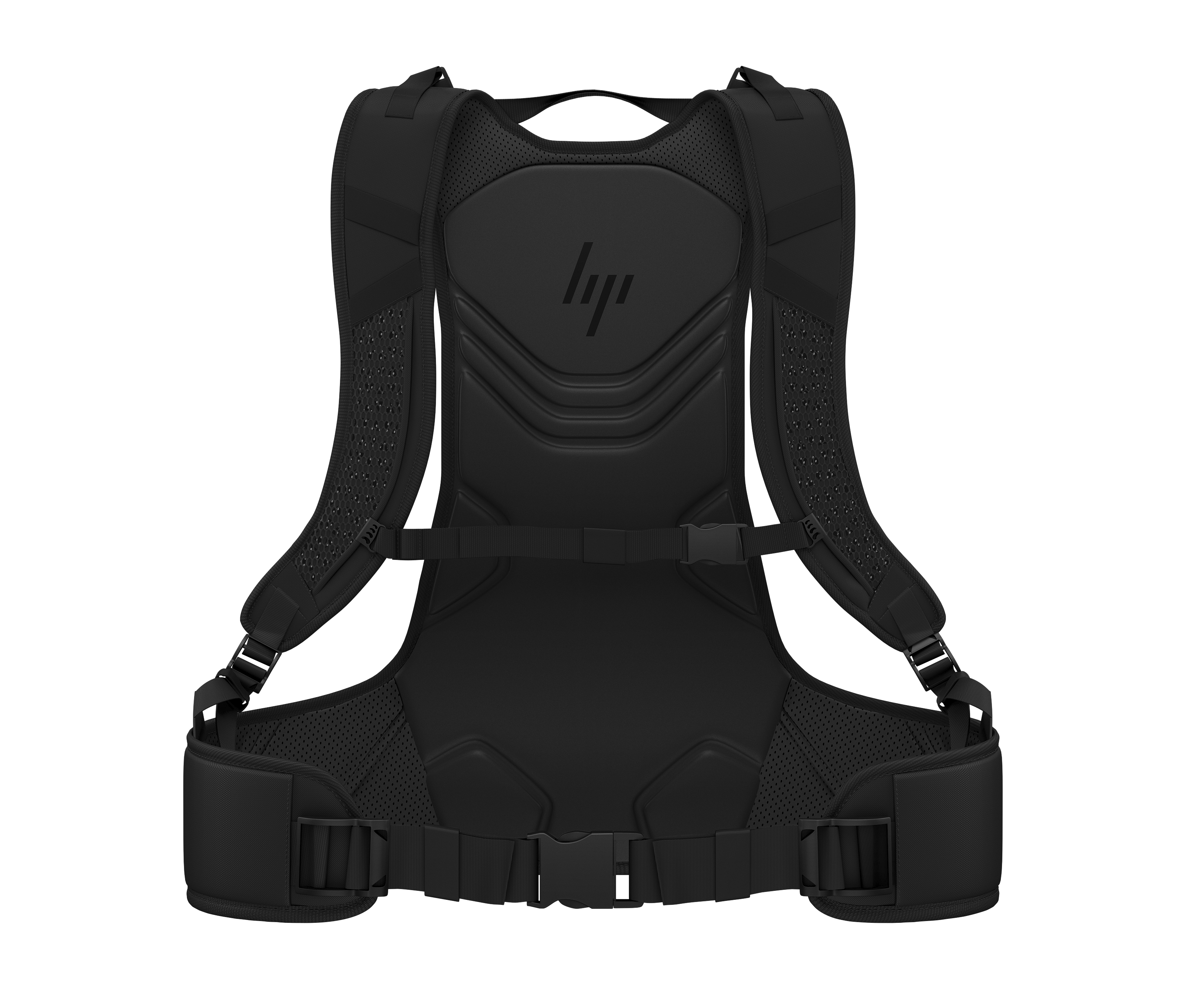 6TQ92EA#ACB z vr backpack g2 intel core i7 8850h(2.6ghz)/16384mb/512ssdgb/nodvd/ext:nvidia geforce rtx2080(8192mb)/war 1y/4.66kg/black/w10pro + batt chrgr, batt pack, harness HP Santreyd  - Вид №5