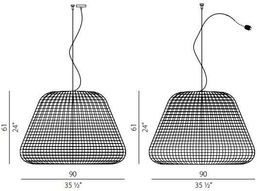 PANZERI Подвесной светильник для улицы из ротанга Ralph El 4744 - Вид №10