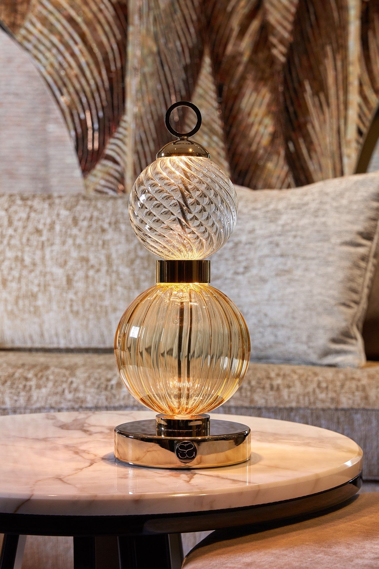 Светодиодная настольная лампа Pyrex®с батарейным питанием Sicis Drop ARCH-00051824 - Вид №4