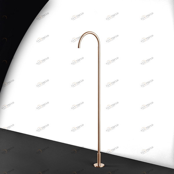 Излив напольный HIRO CHP50R розовое золото Radomonte